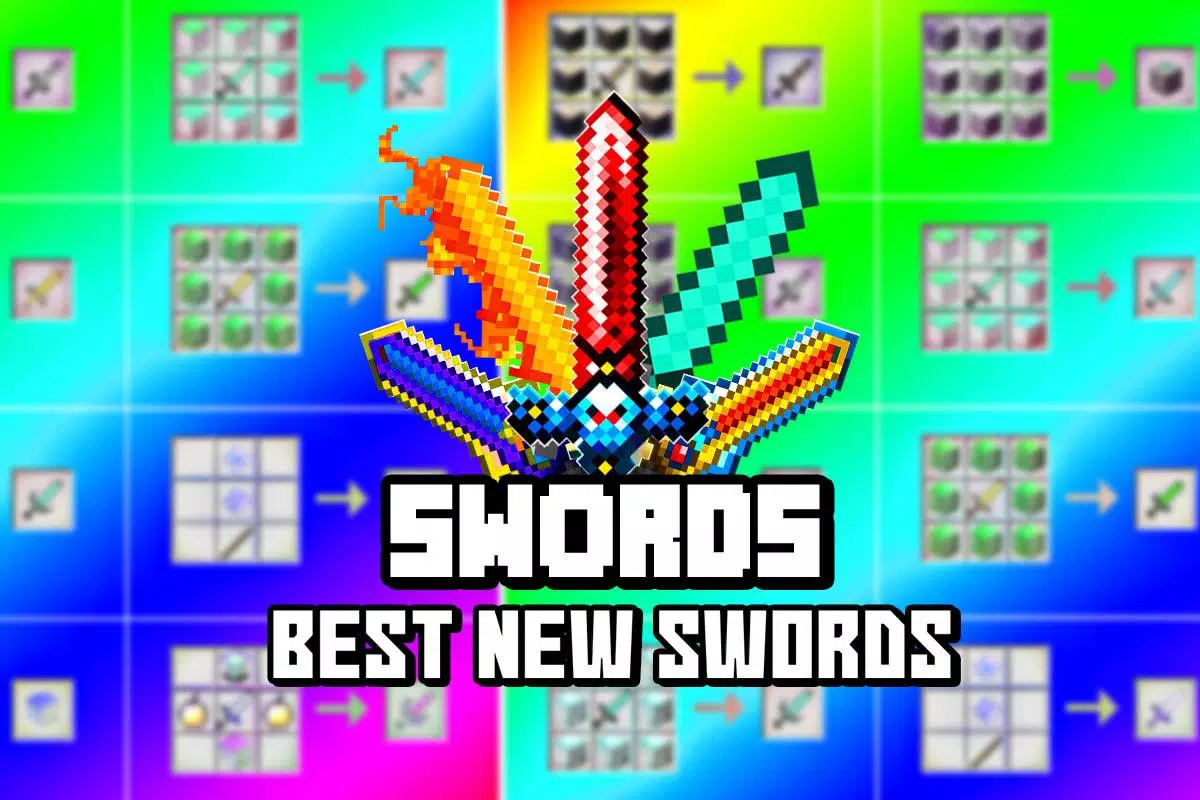 New Swords in Minecraft Pocket Edition (Ultimate Sword Addon That Adds More  Swords!) 