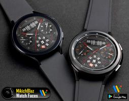 MB266 Analog Watch Face Affiche