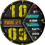 MB287 Digital Watch Face