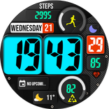 Digital watch face MB356