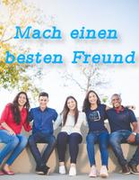 Freunde finden und chatte auf Deutsch - FreeChat Plakat