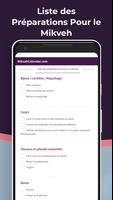 Calendrier Mikvé MikvahCalenda capture d'écran 3