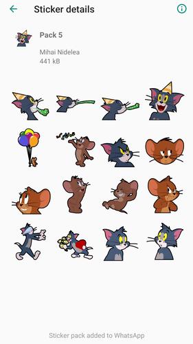 Descarga de APK de Tom and Jerry Stickers for WhatsApp para Android