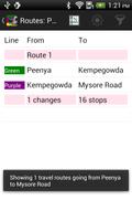 Bangalore Metro Route Planner स्क्रीनशॉट 1