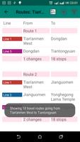 Beijing Subway Route Planner capture d'écran 1