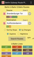 Berlin Subway Route Planner Cartaz