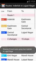Delhi Metro Route Planner स्क्रीनशॉट 1
