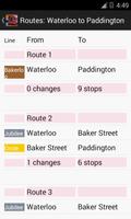 London Train Route Planner capture d'écran 1