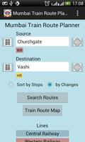 Mumbai Train Route Planner Plakat