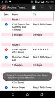 New York Subway Route Planner स्क्रीनशॉट 1