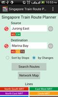 Singapore Train Route Planner Affiche