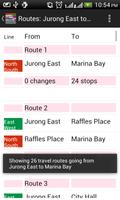 Singapore Train Route Planner स्क्रीनशॉट 1