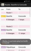 Paris Metro Route Planner syot layar 1