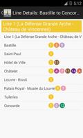 Paris Metro Route Planner imagem de tela 2