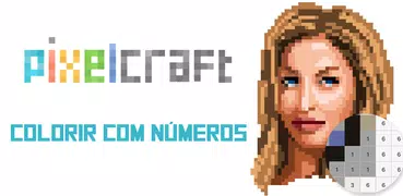 PixelCraft Grátis Colorir com números Sandbox