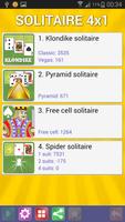 Solitaire 4x1 截图 1