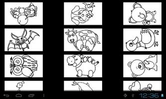 Coloring: cartoons characters capture d'écran 2