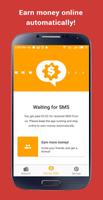 Geld verdienen: Money SMS-poster