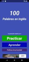 Aprende 100 Palabras en Inglés plakat