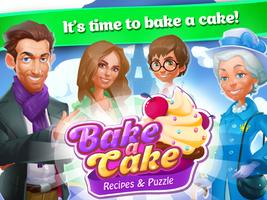 Bake a cake puzzles & recipes poster