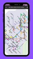 Milan Metro Map 2023 海报