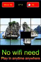 Tile Puzzle Nature الملصق