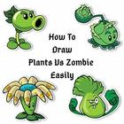 Làm thế nào để vẽ cây Vs Zombies dễ dàng biểu tượng