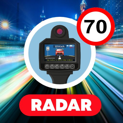 Radar, autovelox, tachimetro HUD, radar della poli