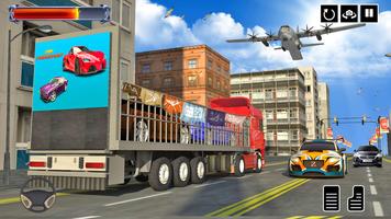 Cargo plane Car Transport game capture d'écran 2
