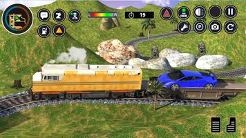 Cargo Transport Train Car Game poster