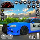 Jogos carros simulador polícia ícone