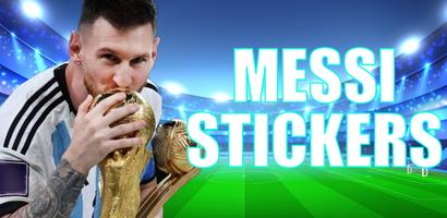 Messi Stickers Affiche