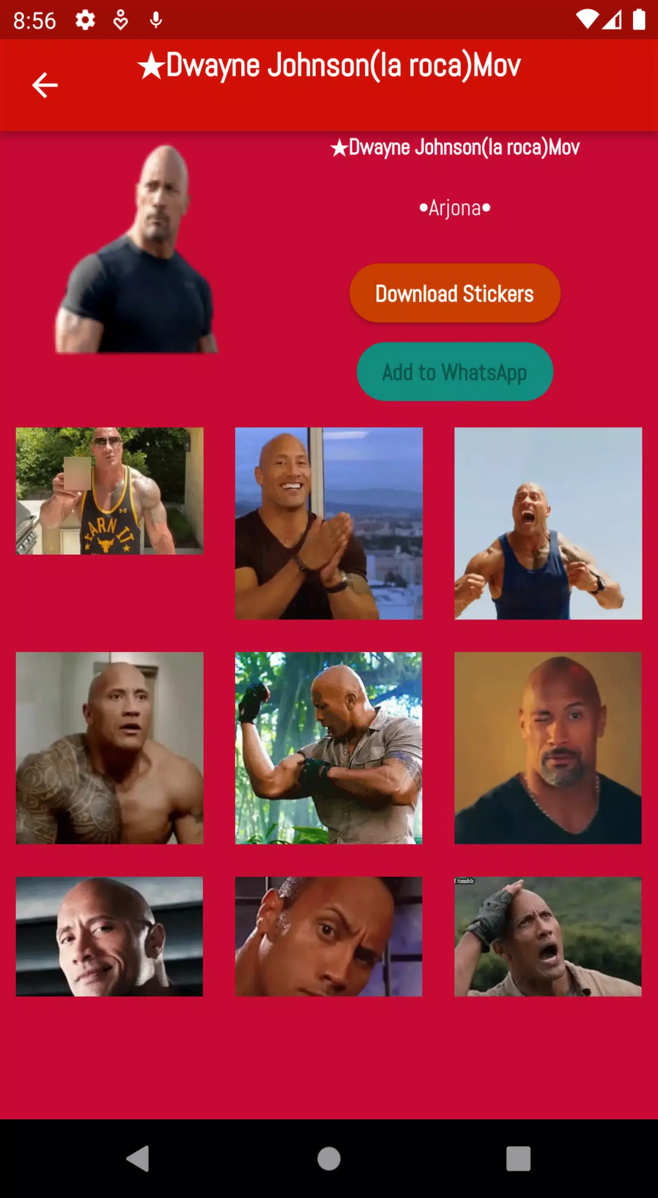 Rock Dwayne Sticker - Rock Dwayne Dwayne Johnson - Discover