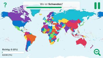 StudyGe－Weltkarte Geographie Plakat
