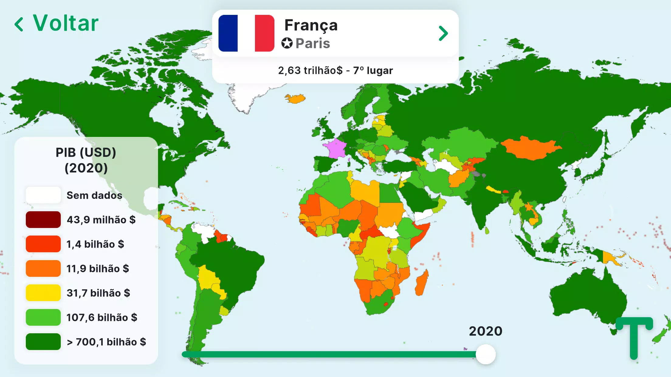 Download do APK de Quiz de Geografia Mundial para Android