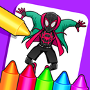 Miles Morales Coloring Book APK
