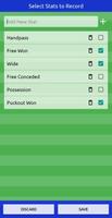 Sports Stats Recorder syot layar 1