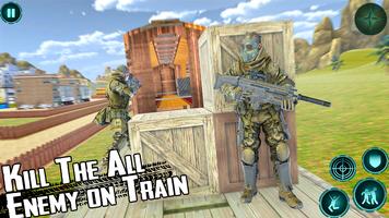 Military Train Shooting Game: Euro Train Simulator screenshot 2