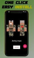 Piel uniforme militar para Minecraft captura de pantalla 2