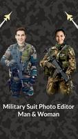 Military Suit Photo Editor for Affiche