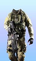 Military Photo Suit Poster