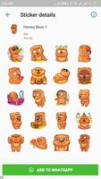 Bear Stickers for Chat - WAStickerApps screenshot 3
