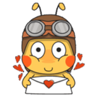 Bee Stickers for Chat - WAStickerApps Zeichen