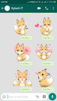 Fox Stickers for Chat - WAStickerApps Affiche