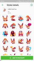 Fox Stickers for Chat - WAStickerApps capture d'écran 2