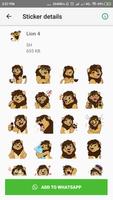 Lion King Stickers - WAStickerApps 스크린샷 3