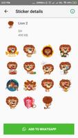 Lion King Stickers - WAStickerApps capture d'écran 2