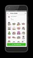 Pusheen Cat Stickers Full Packs - WAStickerApps स्क्रीनशॉट 3