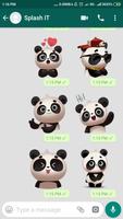 Panda Stickers Full Packs - WAStickerApps پوسٹر