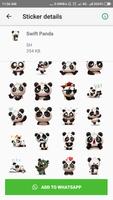 Panda Stickers Full Packs - WAStickerApps اسکرین شاٹ 2